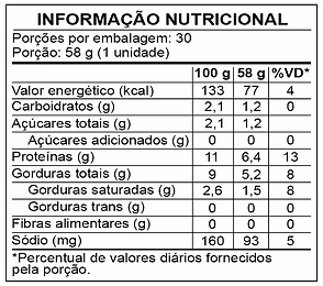 Tabela Nutricional